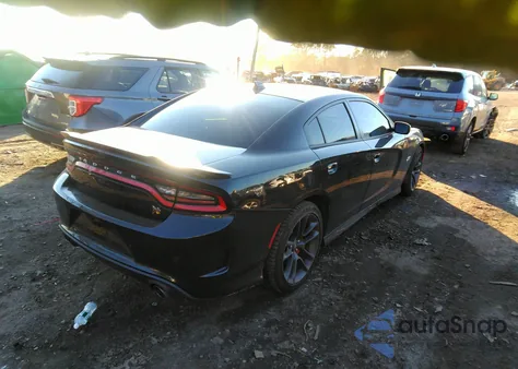 2022 Dodge Charger Scat Pack z USA, uszkodzony, nr VIN 2C3CDXGJ5NH194380